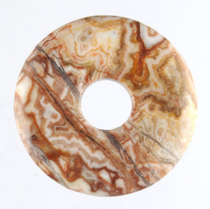 Rosetta Jasper Donut Pendant Carving [Small]