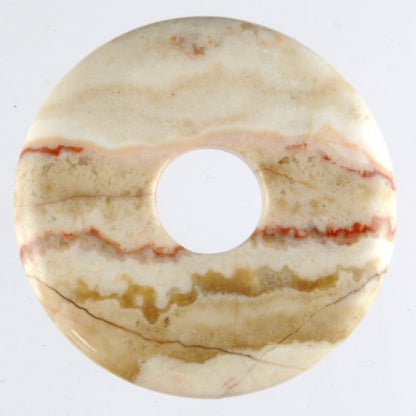 Rosetta Jasper Donut Pendant Carving [Small]
