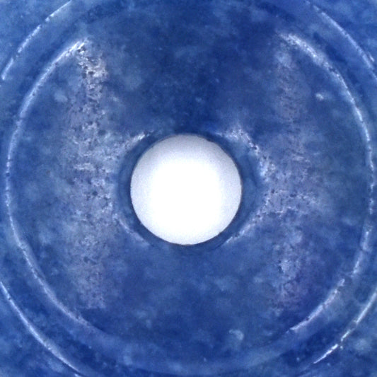 Blue Aventurine Donut Pendant Carving