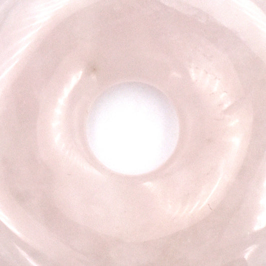 Rose Quartz Donut Pendant Carving