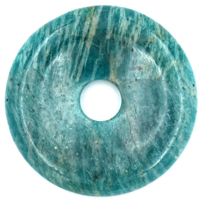 Russian Amazonite Donut Pendant Carving