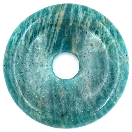 Russian Amazonite Donut Pendant Carving