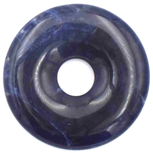Sodalite Donut Pendant Carving