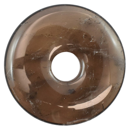 Smoky Quartz Donut Pendant Carving