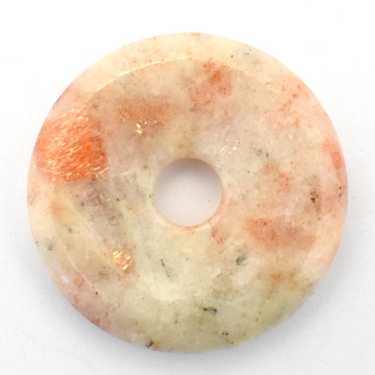 Sunstone Donut Pendant Carving
