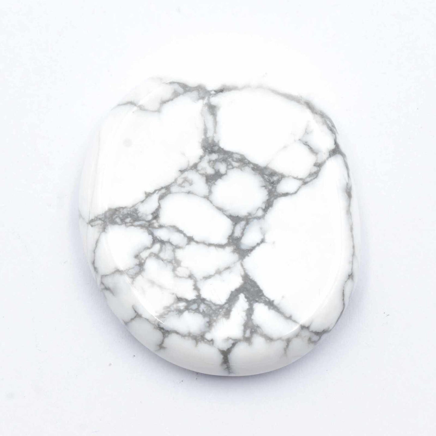 White Howlite Palm Stone