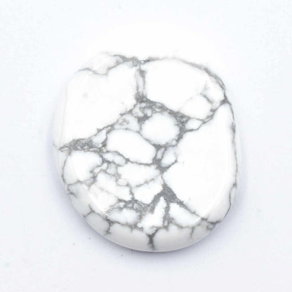 White Howlite Palm Stone