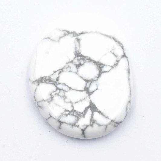 White Howlite Palm Stone