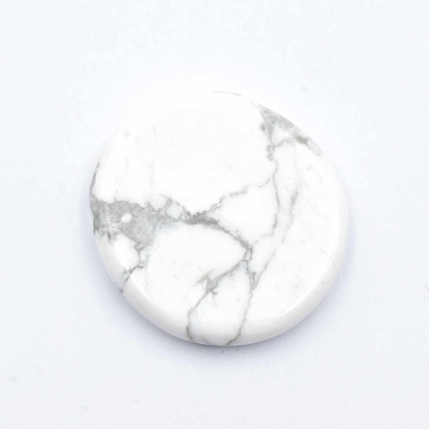 White Howlite Palm Stone