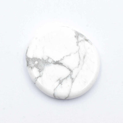 White Howlite Palm Stone
