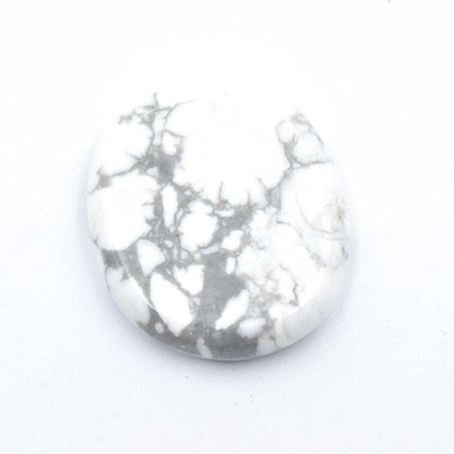 White Howlite Palm Stone
