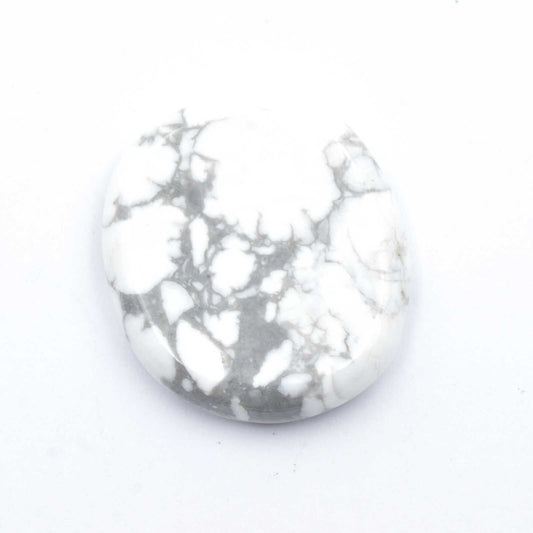 White Howlite Palm Stone