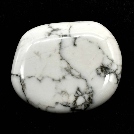 White Howlite Palm Stone [3pcs]