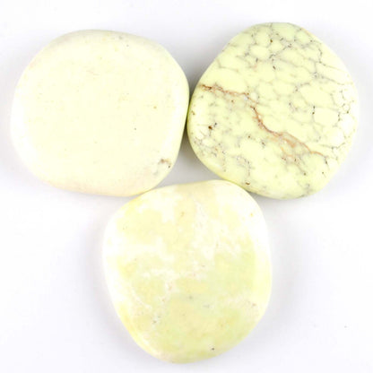 Lemon Chrysoprase Palm Stone