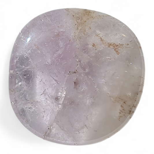 Lavender Amethyst Palm Stone [33-34 mm]