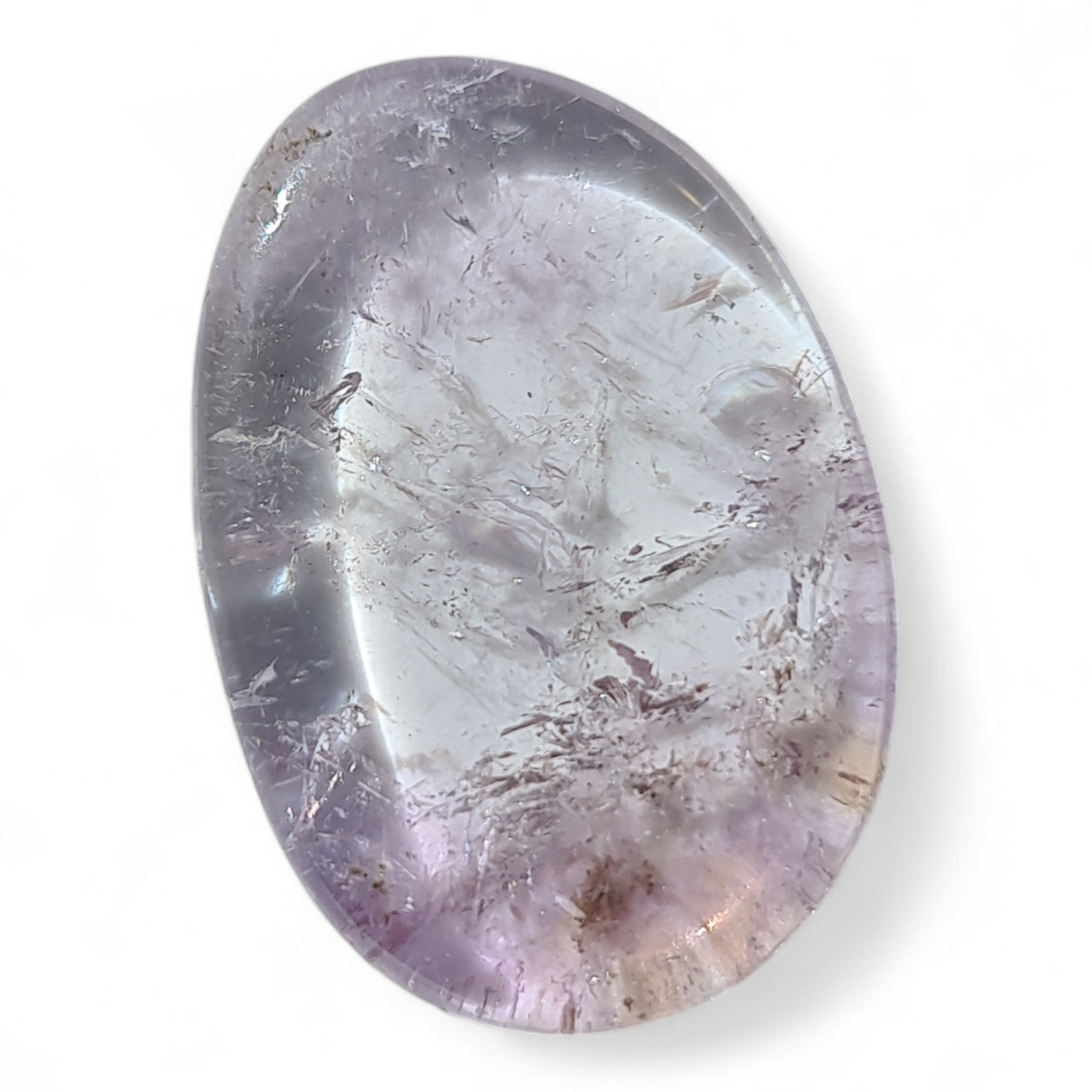 Lavender Amethyst Palm Stone [33-34 mm]