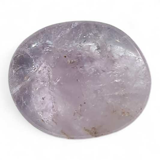 Lavender Amethyst Palm Stone [35-36 mm]