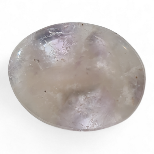 Lavender Amethyst Palm Stone [37-38 mm]