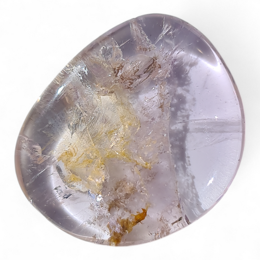 Lavender Amethyst Palm Stone [37-40 mm]