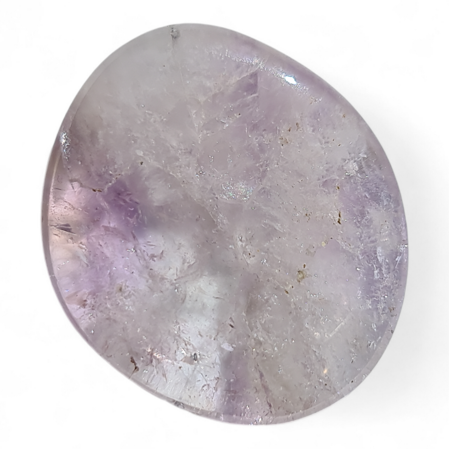 Lavender Amethyst Palm Stone [37-40 mm]