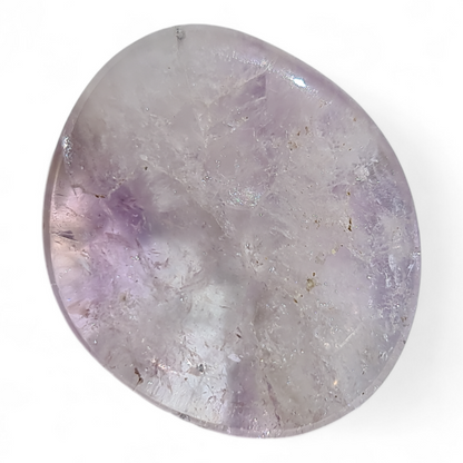 Lavender Amethyst Palm Stone [37-40 mm]