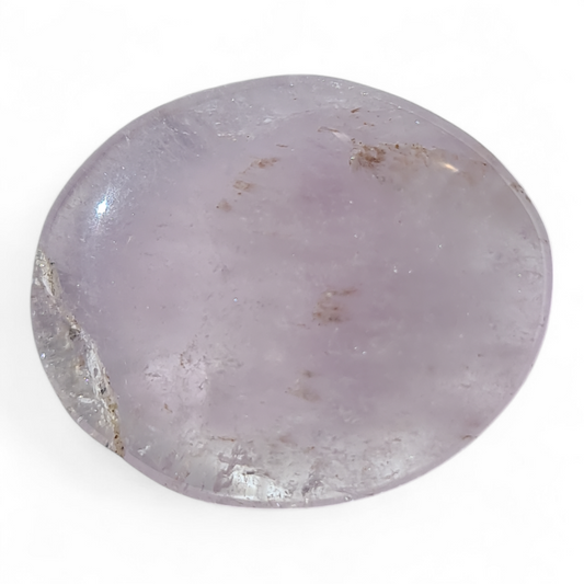 Lavender Amethyst Palm Stone [41-42 mm]