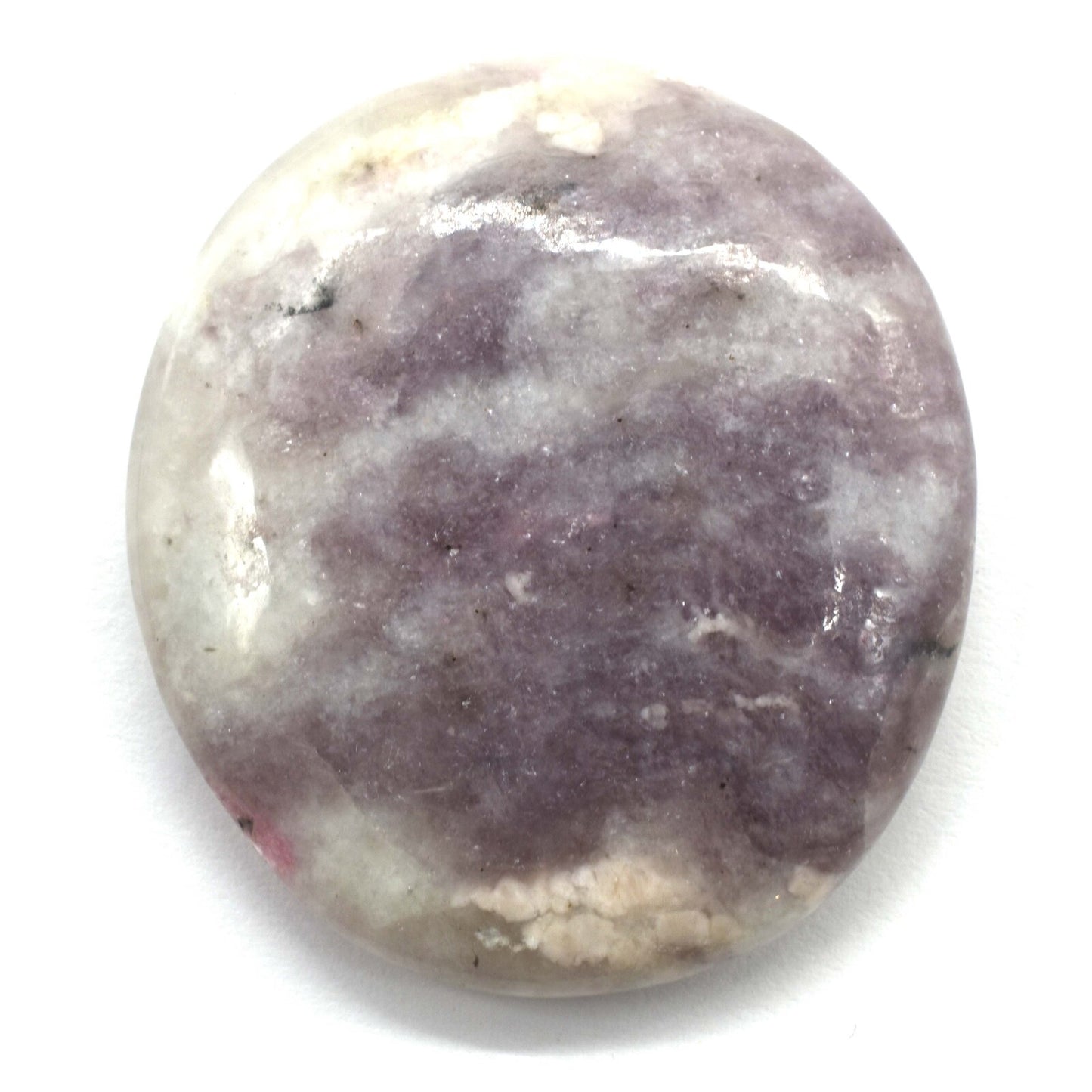 Pink Tourmaline in Quartz Palm Stone [Type 1 - 2pcs]
