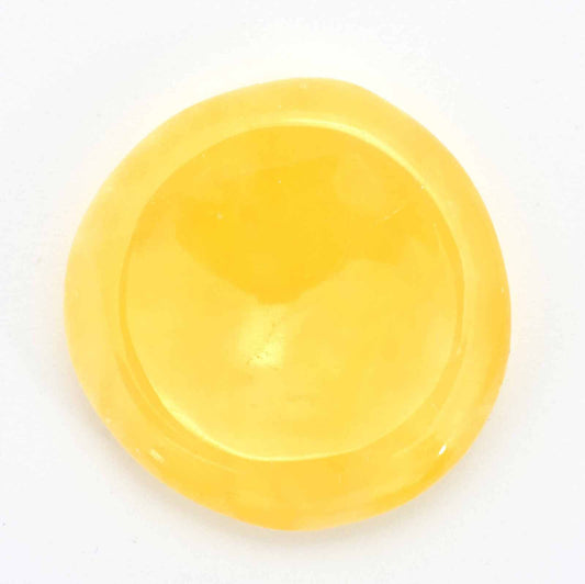 Freeform Calcite Orange Worry Stone