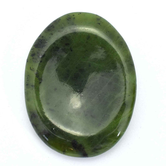 Freeform Jade Nephrite Worry Stone