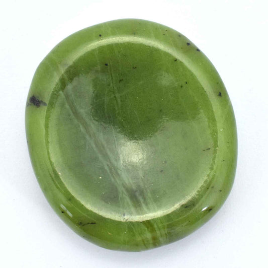 Freeform Jade Nephrite Worry Stone