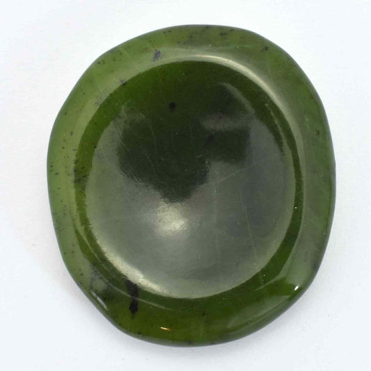 Freeform Jade Nephrite Worry Stone
