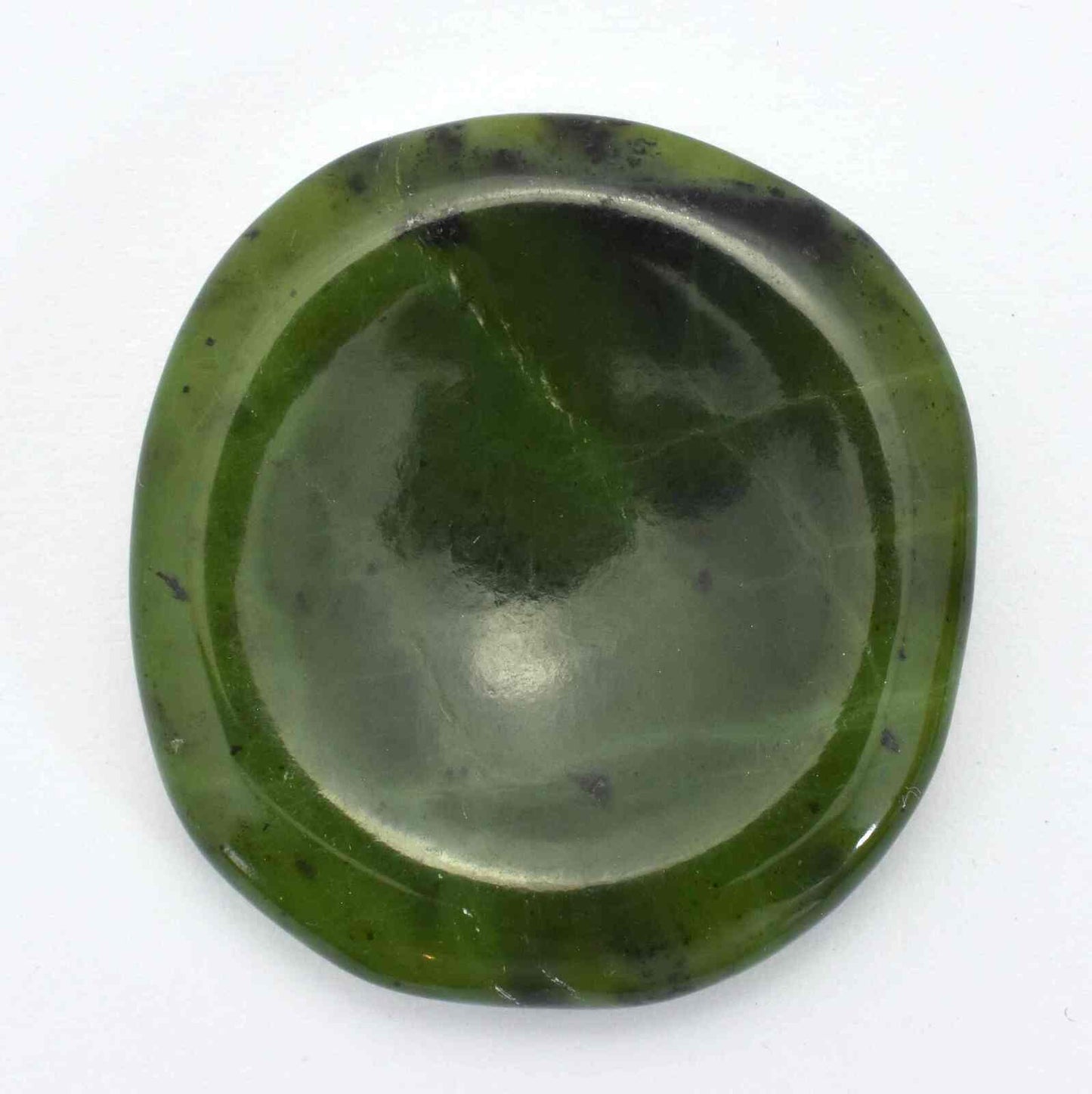 Freeform Jade Nephrite Worry Stone