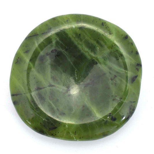 Freeform Jade Nephrite Worry Stone