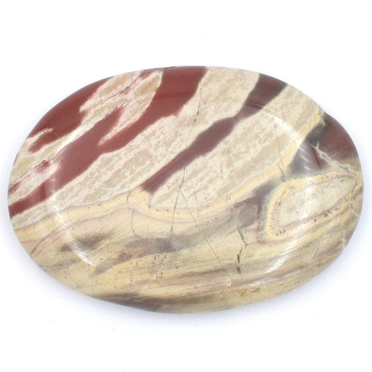 Banded Cream Jasper Soapstone Carving