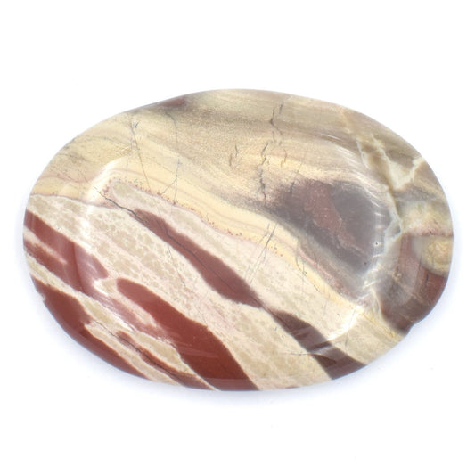 Banded Cream Jasper Soapstone Carving