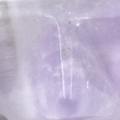 Chevron Amethyst Merkaba Carving [Light]