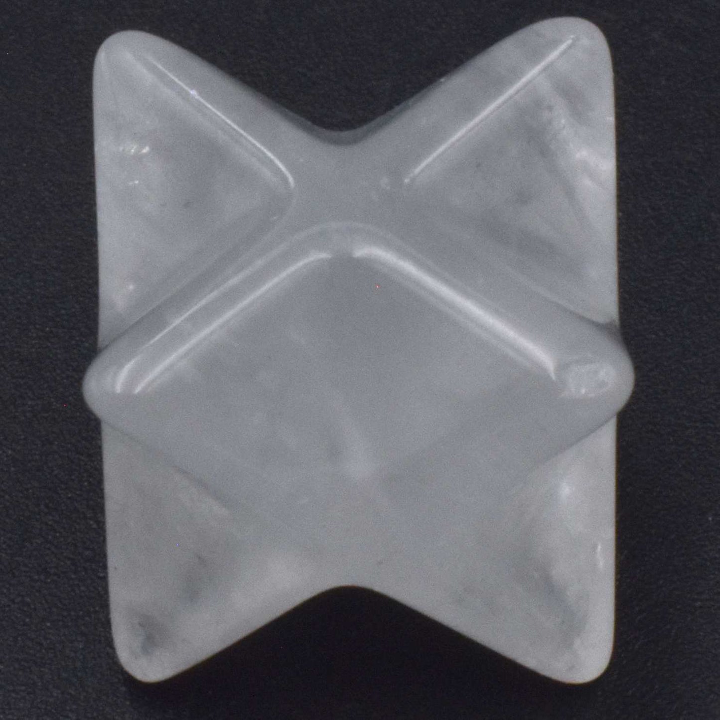 Clear Quartz Merkaba Carving