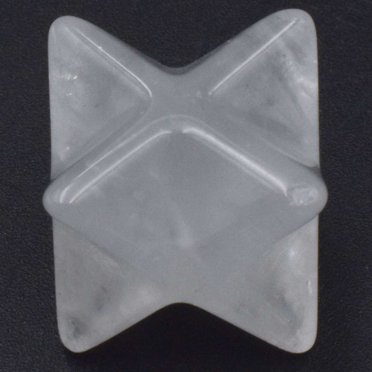 Clear Quartz Merkaba Carving