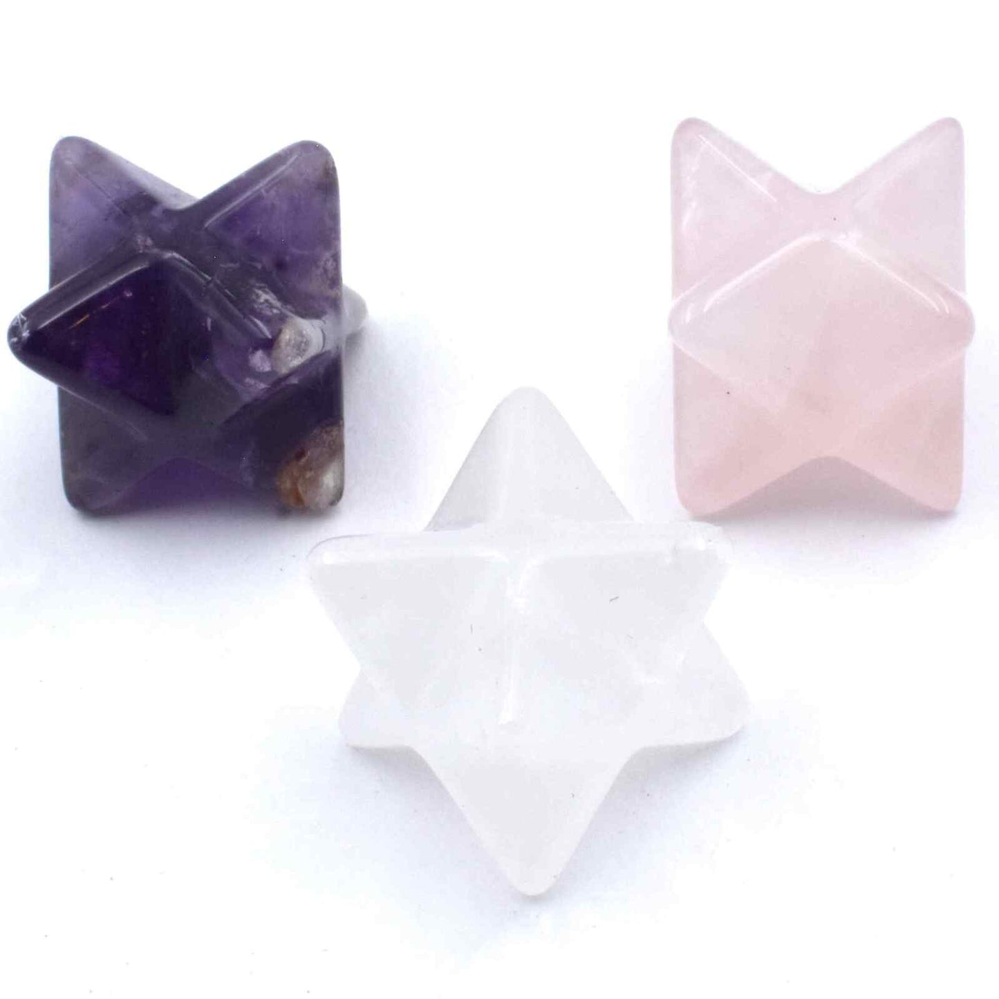 Mixed 3pk Merkaba Carving