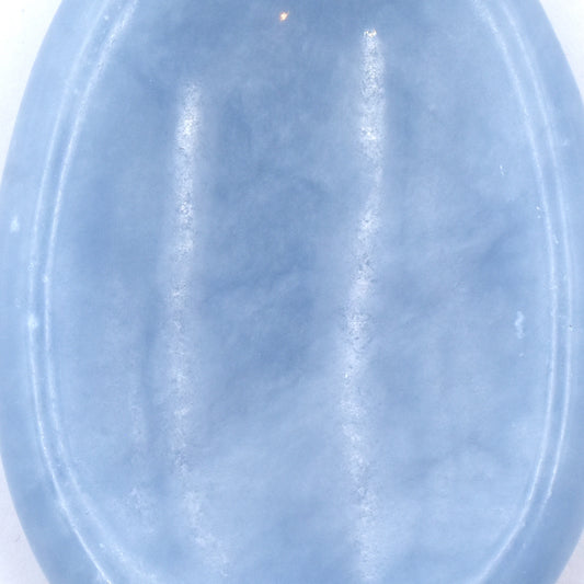 Oval Angelite Worry Stone