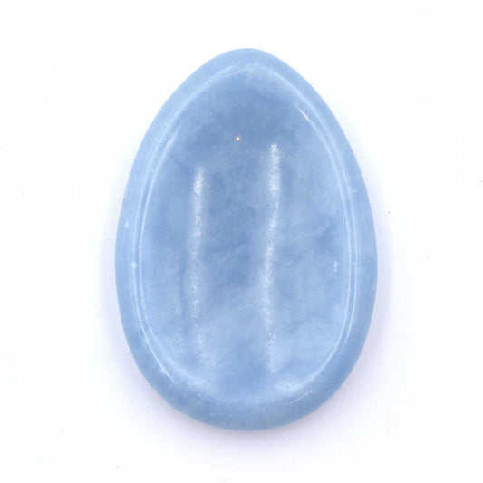 Oval Angelite Worry Stone