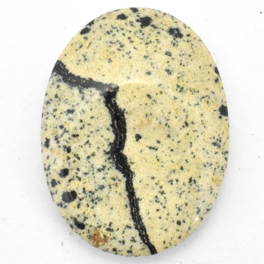 Oval Jasper Dalmatian Worry Stone