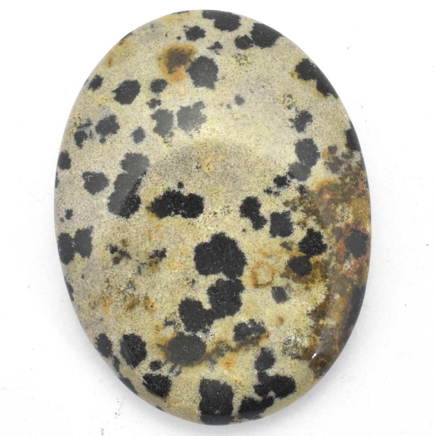 Oval Jasper Dalmatian Worry Stone