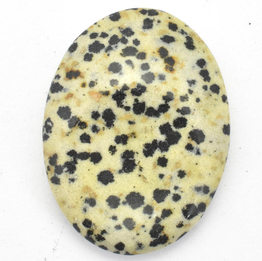 Oval Jasper Dalmatian Worry Stone