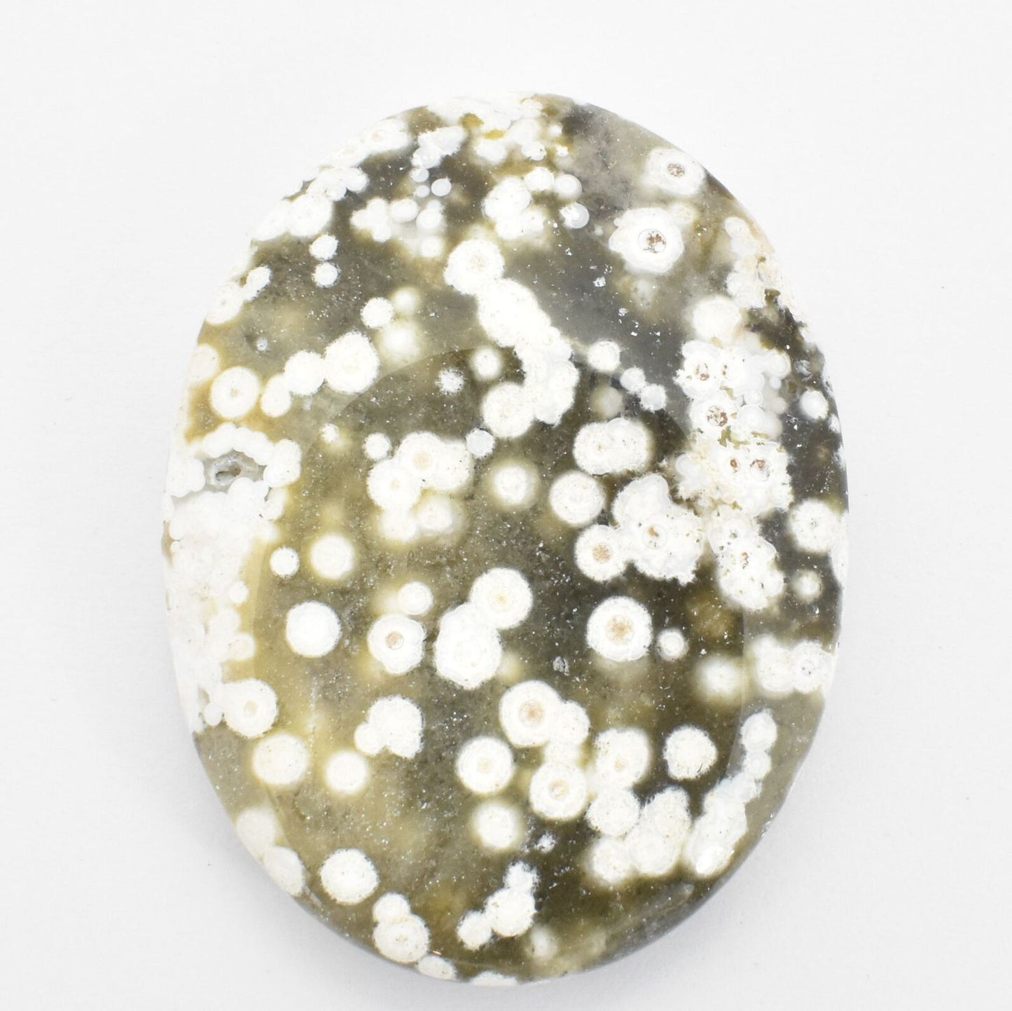 Oval Jasper Ocean Worry Stone