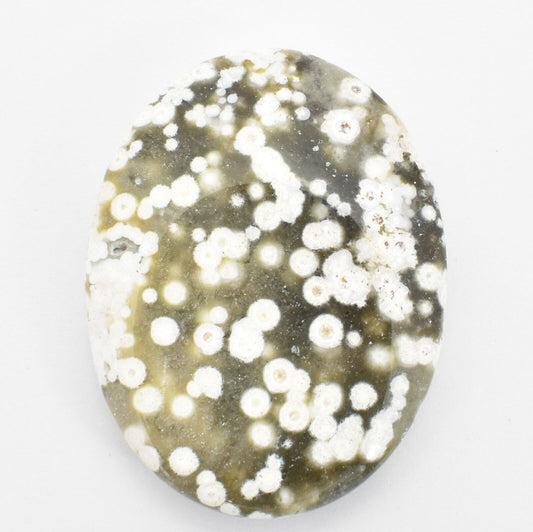 Oval Jasper Ocean Worry Stone
