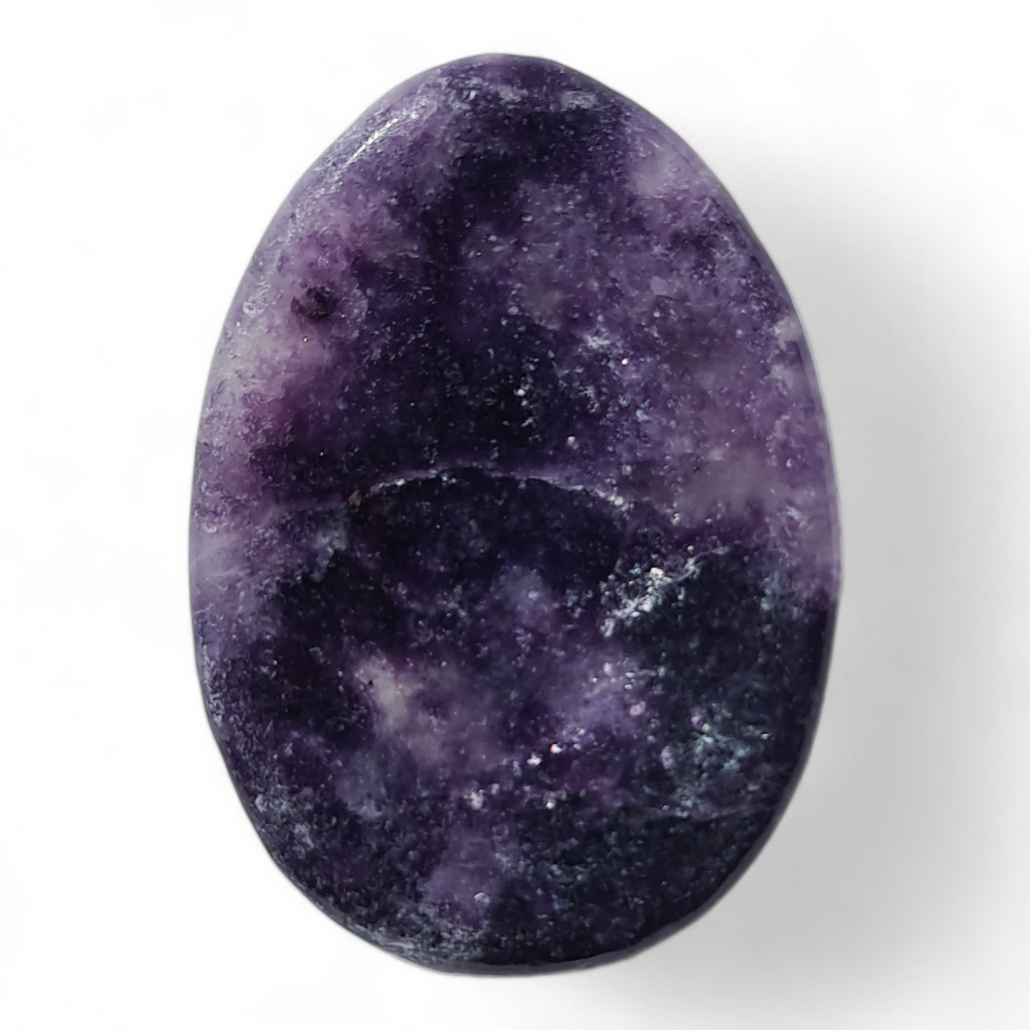Oval Lepidolite Purple Worry Stone