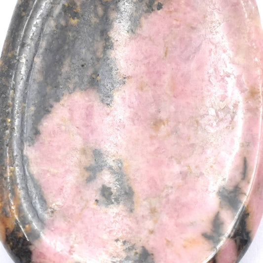 Oval Rhodonite Worry Stone