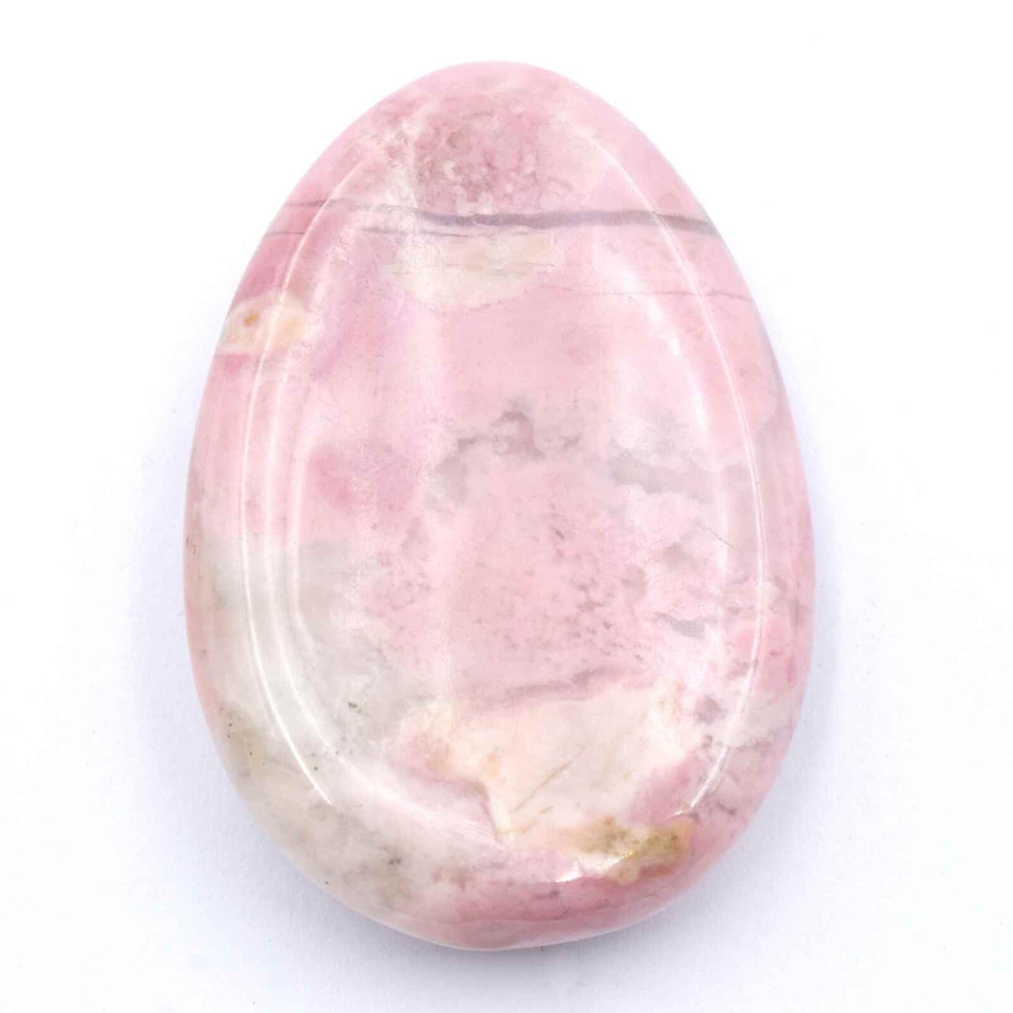 Oval Rhodonite Worry Stone