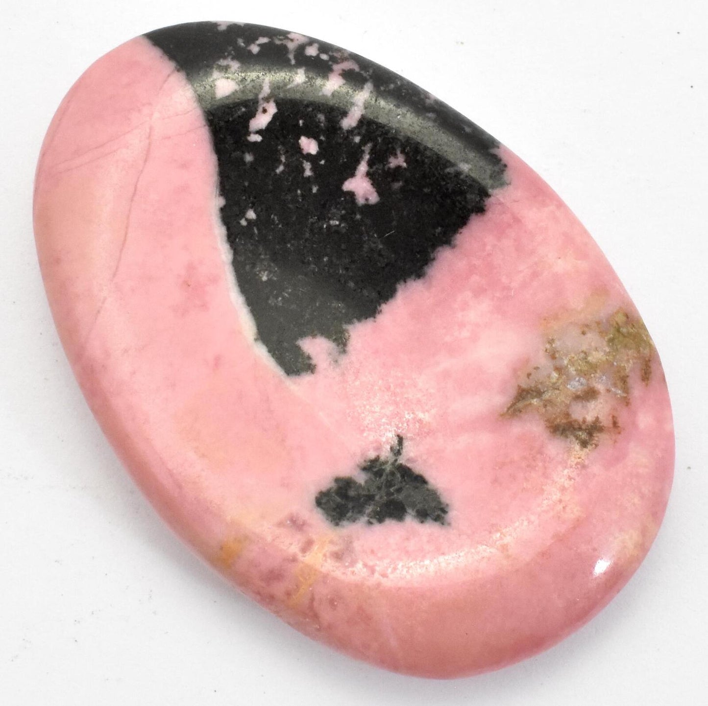 Oval Rhodonite Worry Stone